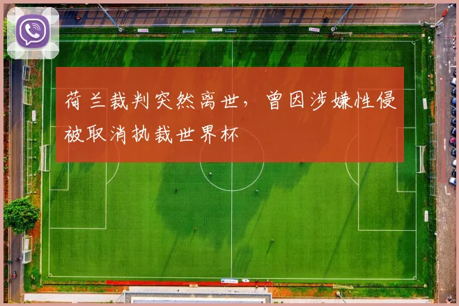 荷兰裁判突然离世,曾因涉嫌性侵被取消执裁世界杯